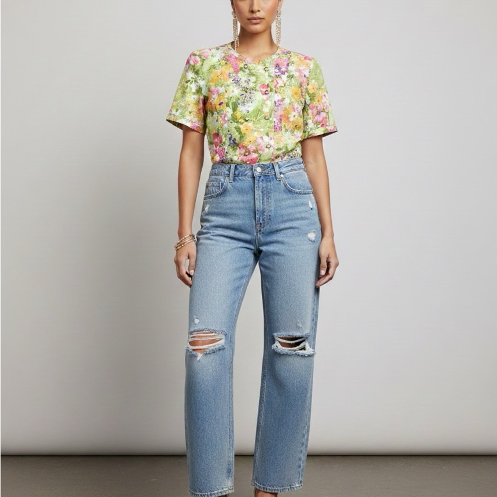 Vintage 90s Floral Set by Andrea Gayle